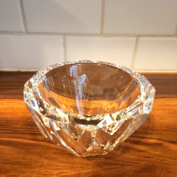 VINTAGE SIGNED ORREFORS Crystal Bowl/Candy Dish 3.5"×5" - Picture 1 of 6